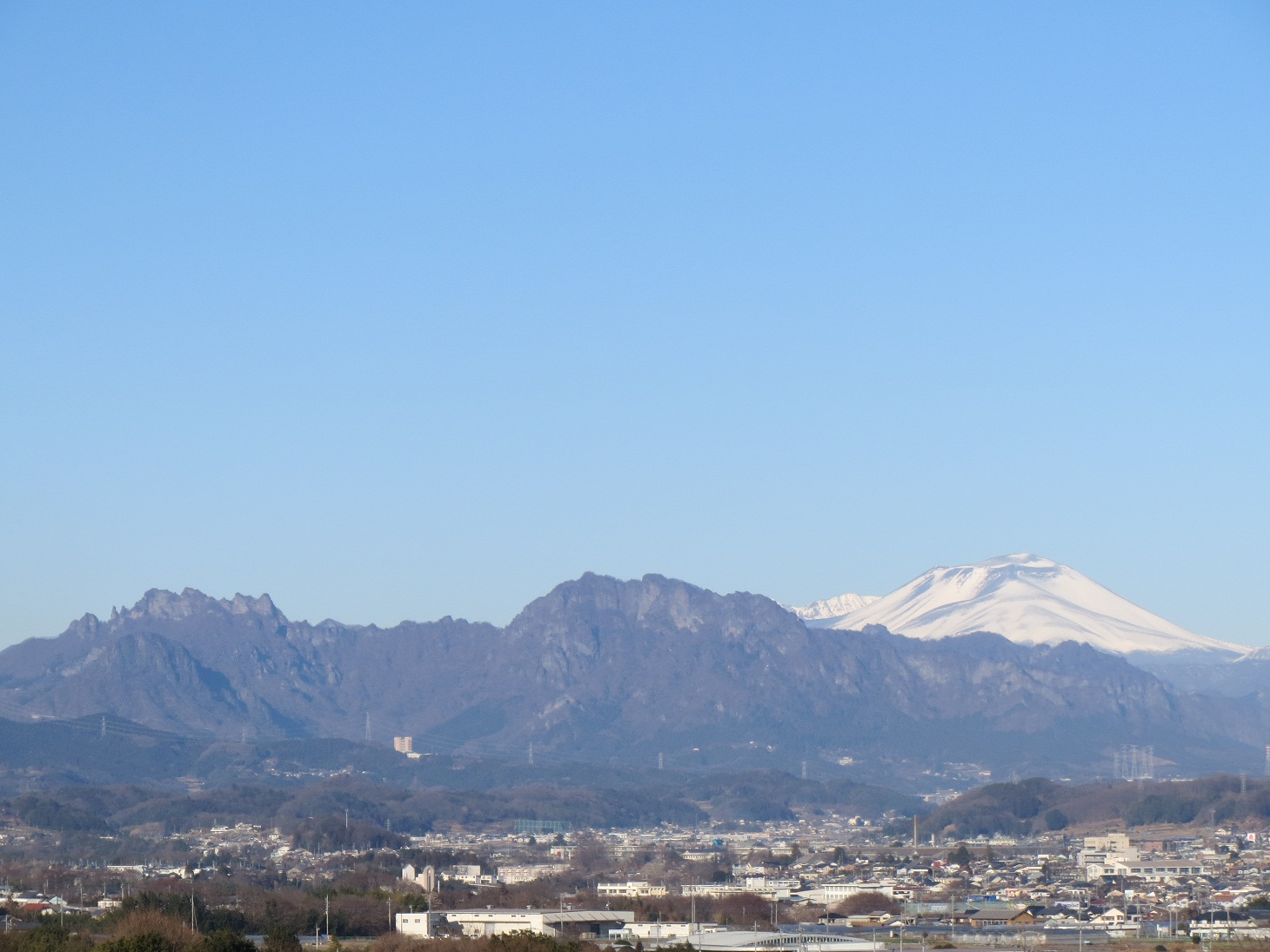 20140107妙義山、浅間山