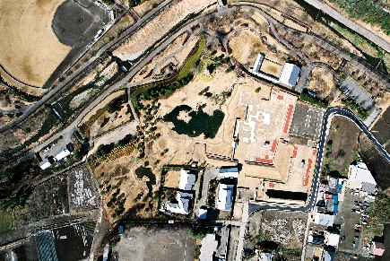 南東庭園整備状況（空中写真）3