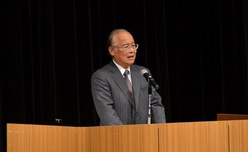 特別講演をしていただいた茂原璋男前群馬県副知事