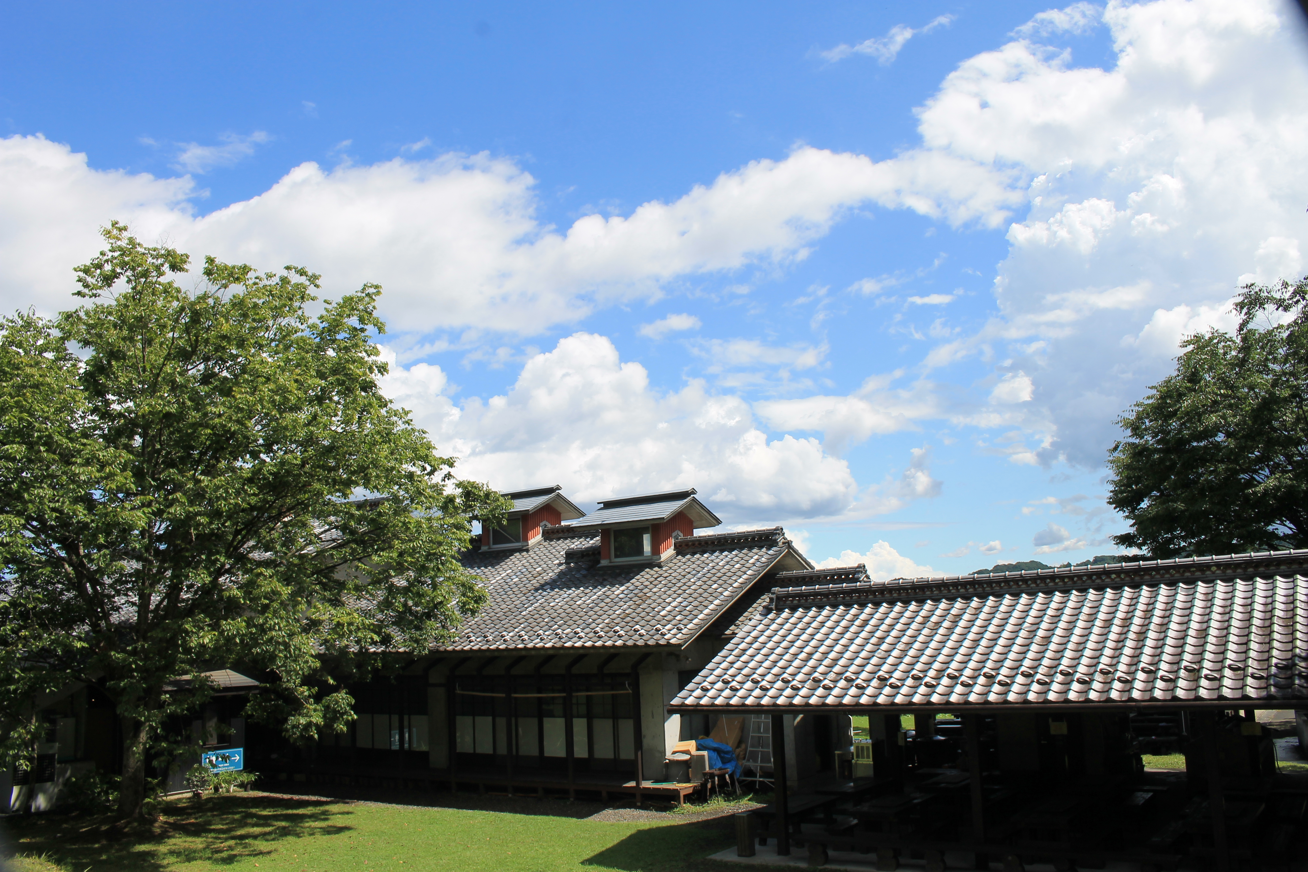 甘楽ふるさと館 中庭