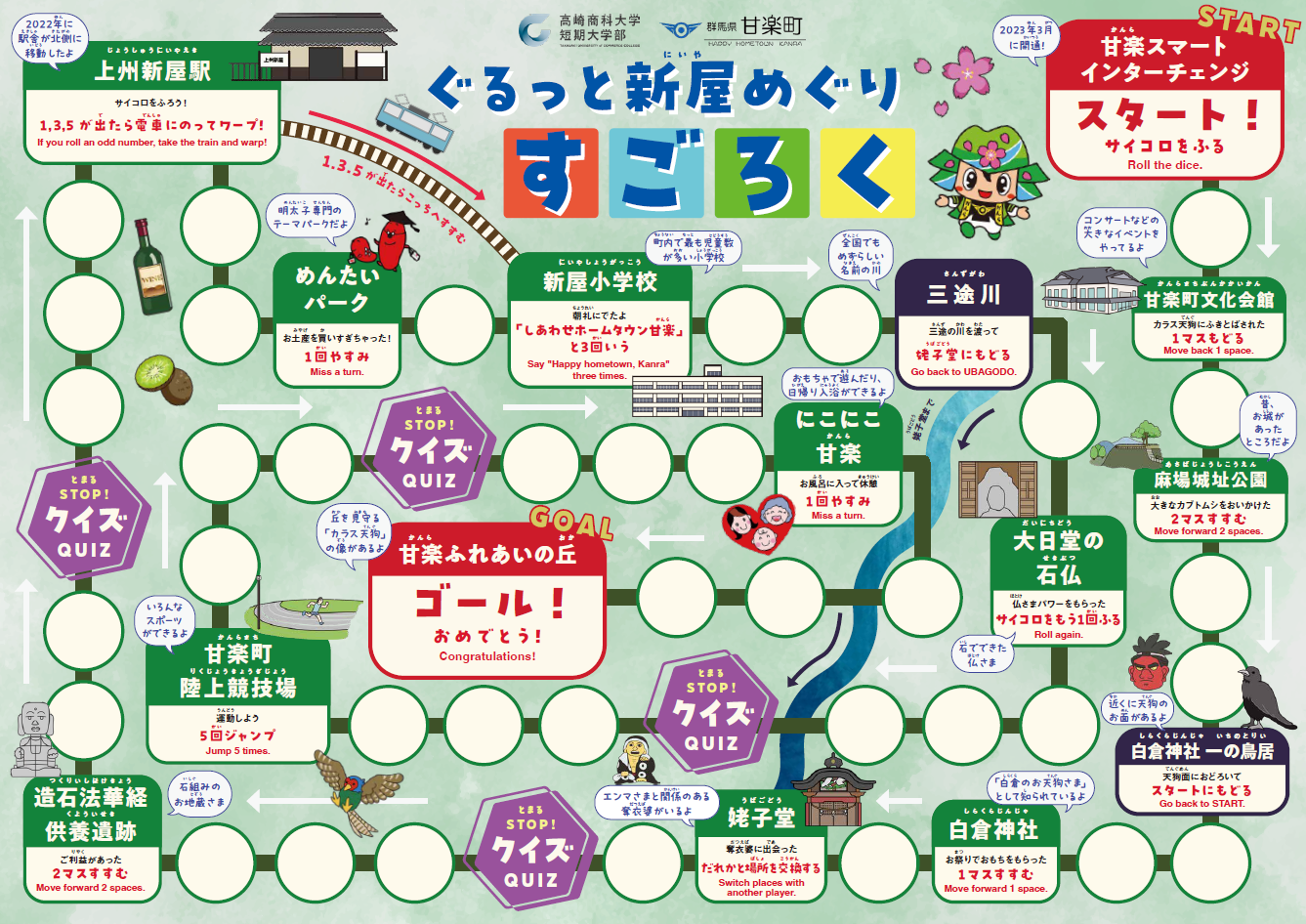 ぐるっと新屋めぐりすごろく