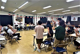 【第12次チェルタルド市青年使節団】受入家庭顔合わせ