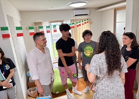 【第12次チェルタルド市青年使節団】家庭訪問　飯塚家1