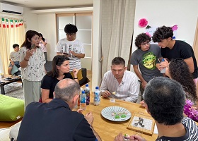 【第12次チェルタルド市青年使節団】家庭訪問　飯塚家2