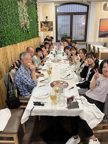 【第19次チェ市訪問甘楽町研修団】ミラノ夕食