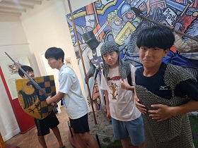 【第19次チェ市訪問甘楽町研修団】0825　４家庭合同2