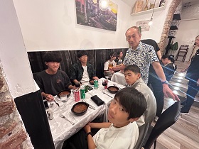 【第19次チェ市訪問甘楽町研修団】0827　夕食2