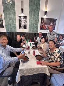 【第19次チェ市訪問甘楽町研修団】0827　夕食4