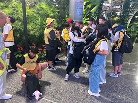 【第19次チェ市訪問甘楽町研修団】0829　ハマド空港