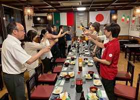 【第12次チェルタルド市青年使節団】0802ボッカチェスカ試食会1