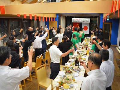 【第10次ハル市受入】歓迎夕食会乾杯