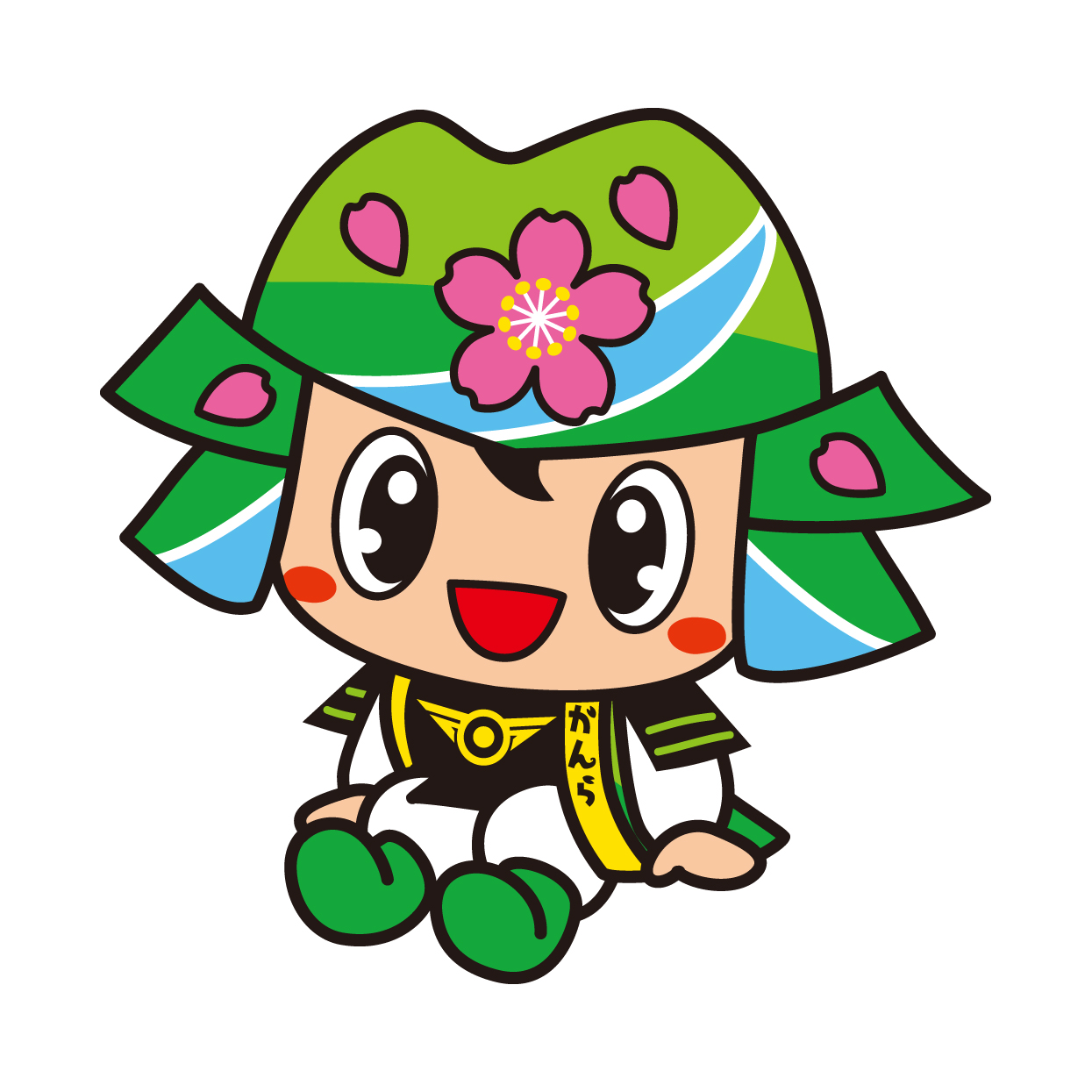 お座りかんらちゃん