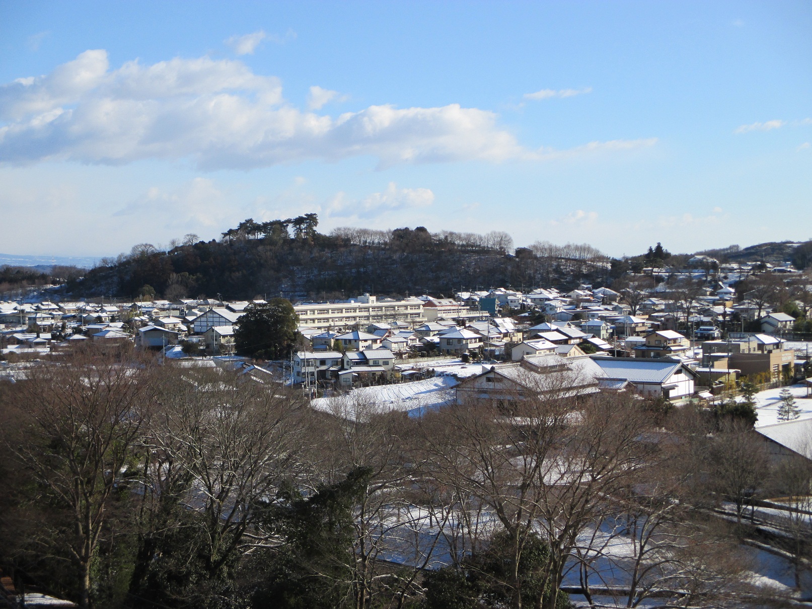 2014.2.5小幡の町並みと八幡山