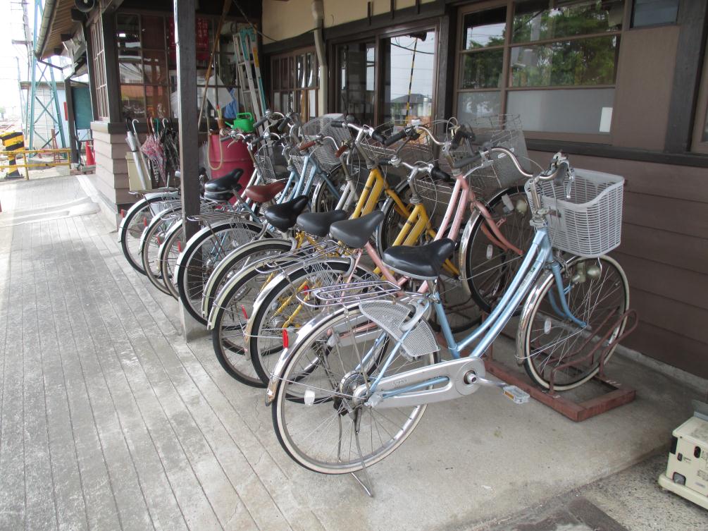 上州福島駅自転車