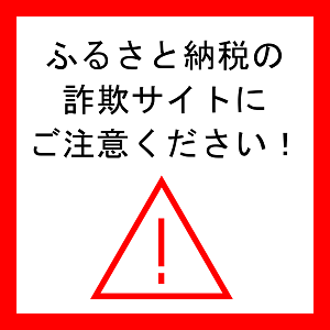 ふるさと納税の詐欺サイトにご注意ください