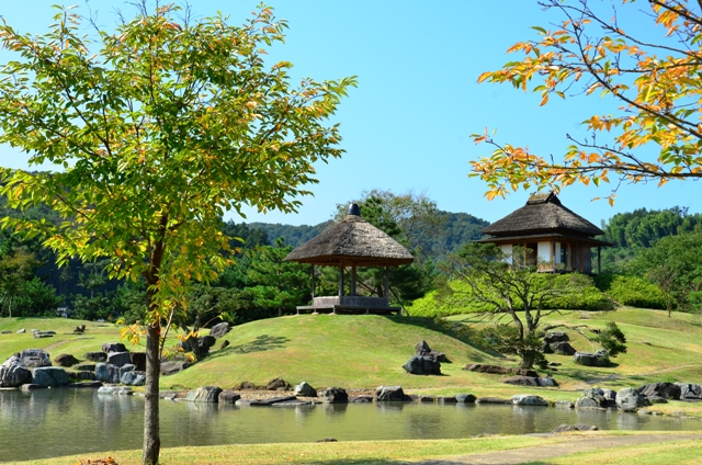 初秋の庭園