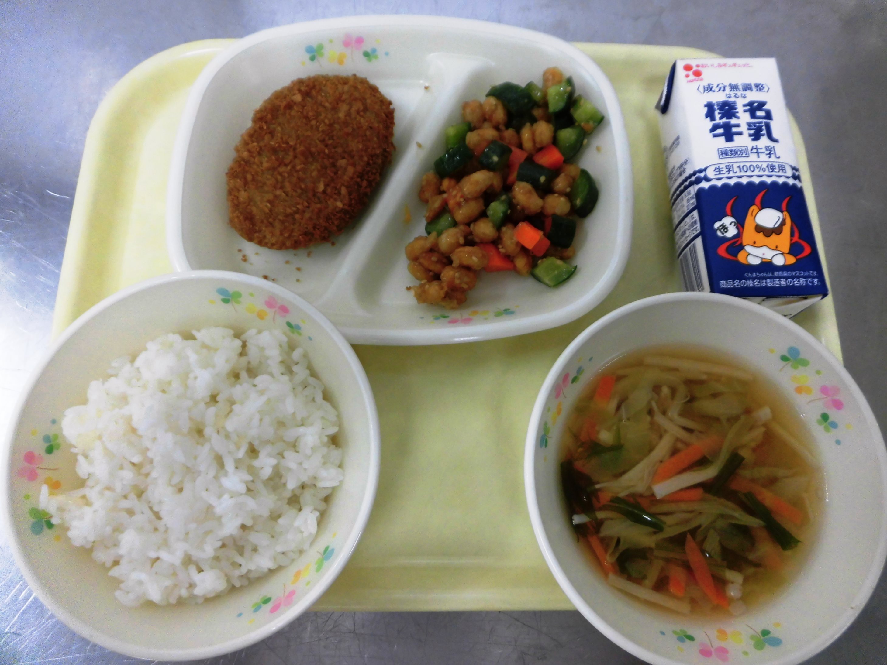 甘楽町 【甘楽町学校給食センター】甘楽町は学校給食発祥の地 10月の献立表 味の旅～チェルタルド料理～
