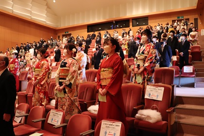 成人式の様子