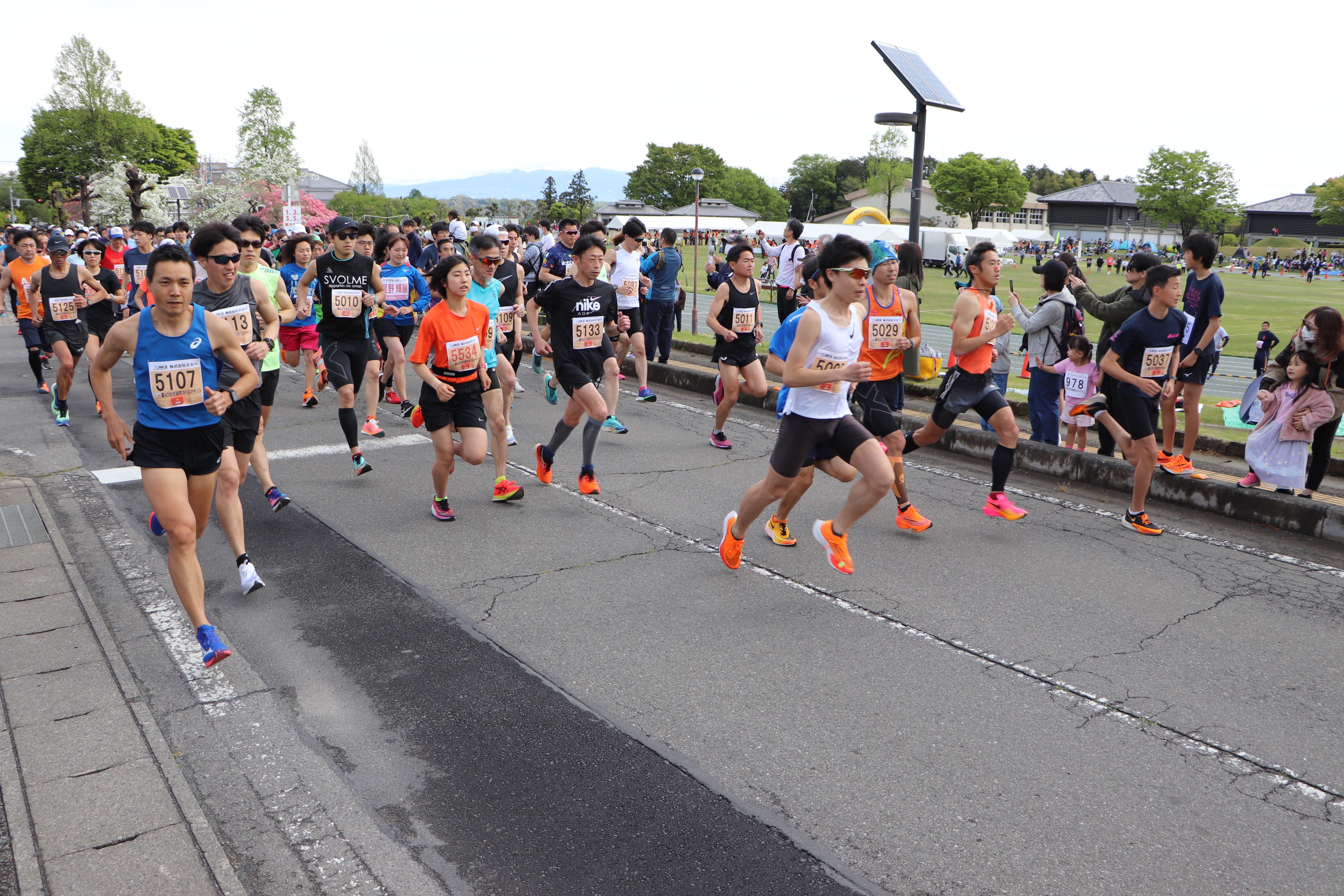 5kmスタートの様子