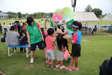 町民体育大会でＰＲ