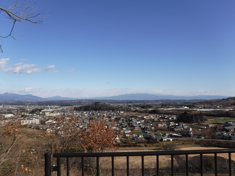 連石山トレイルコース山頂からの眺め