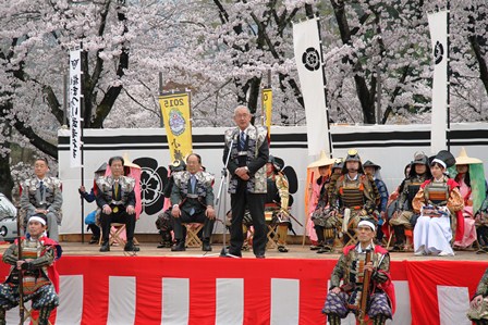 凱旋式:茂原町長あいさつ