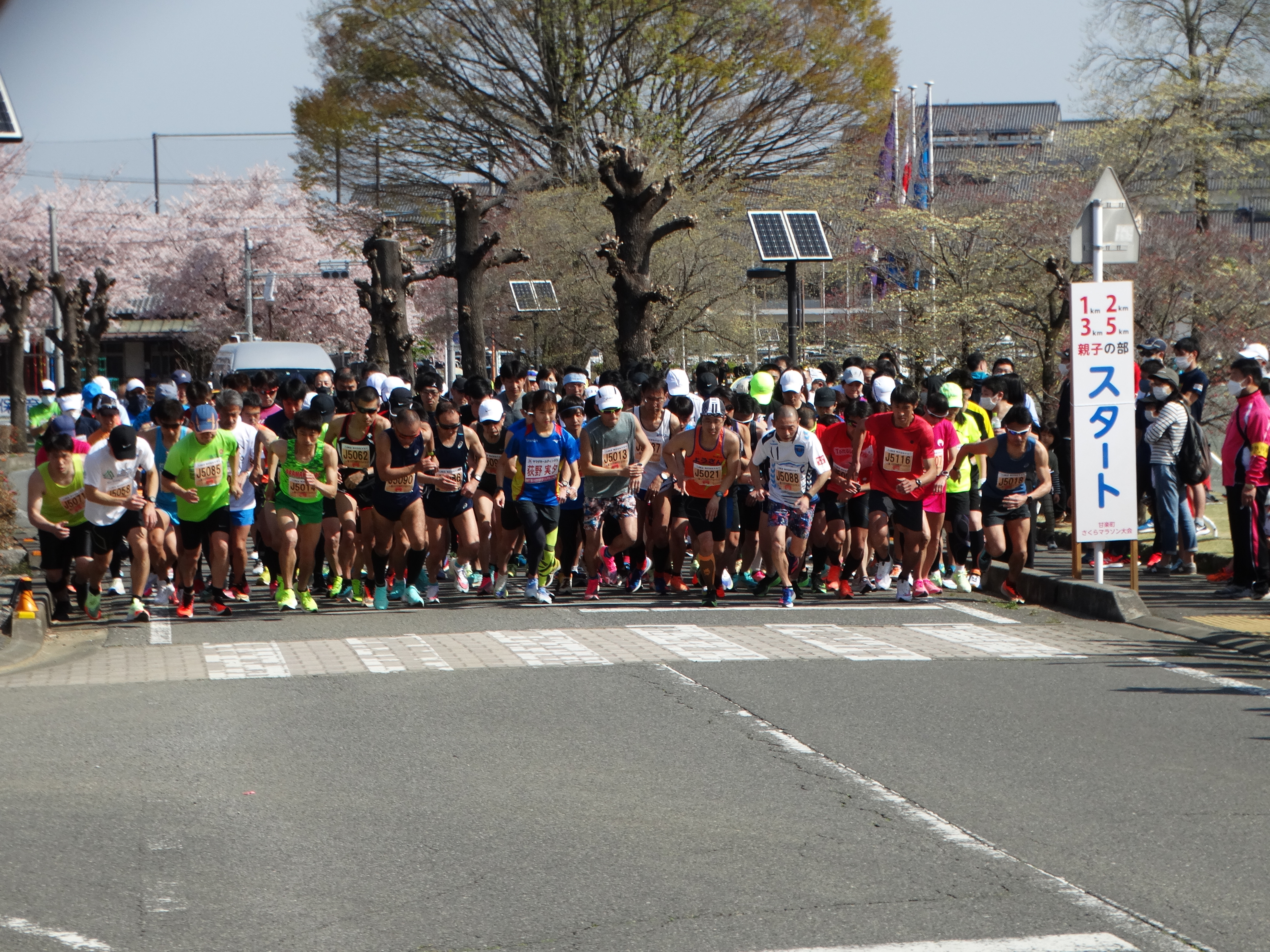 5kmエントリー選手一斉スタート