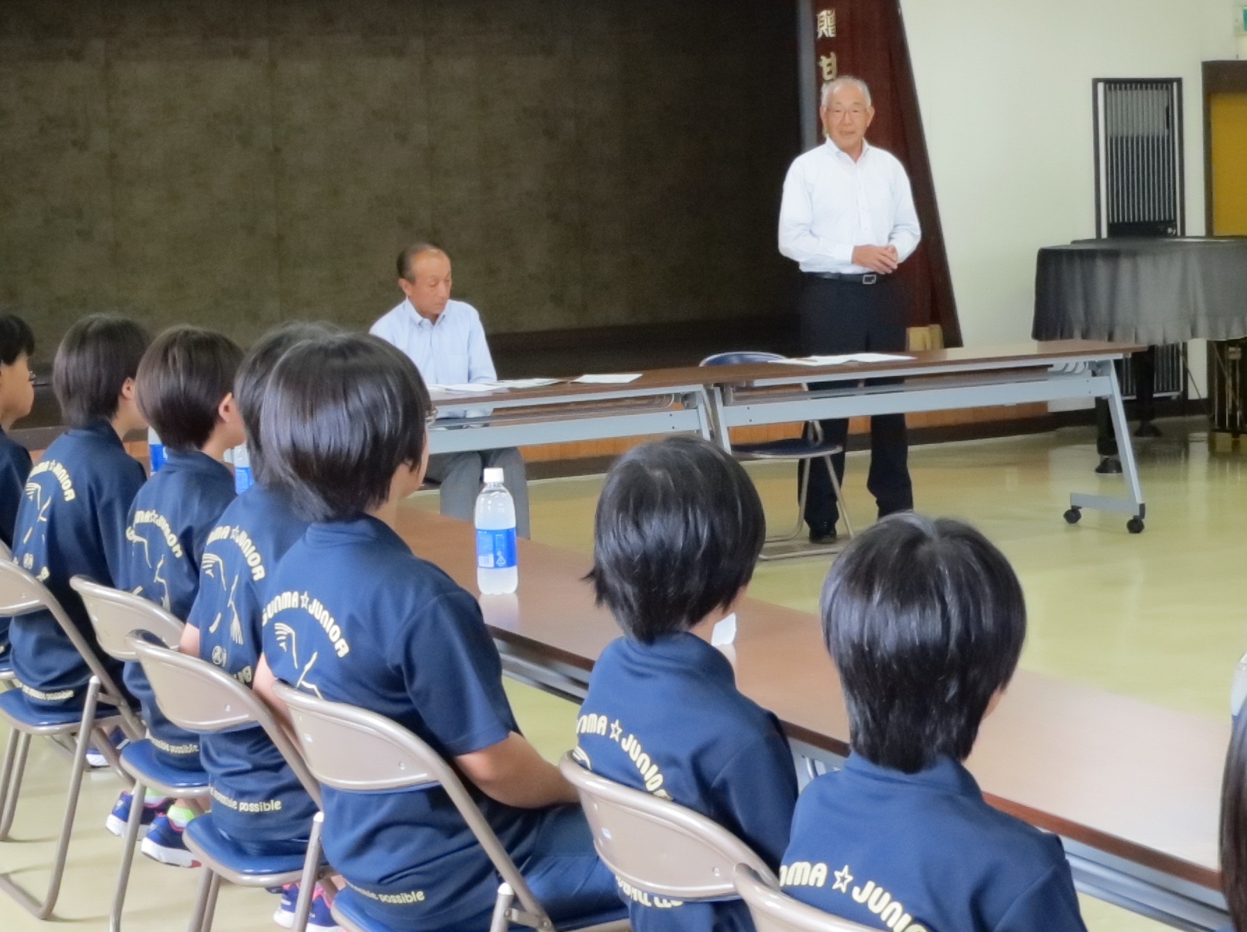 エールを送る茂原町長