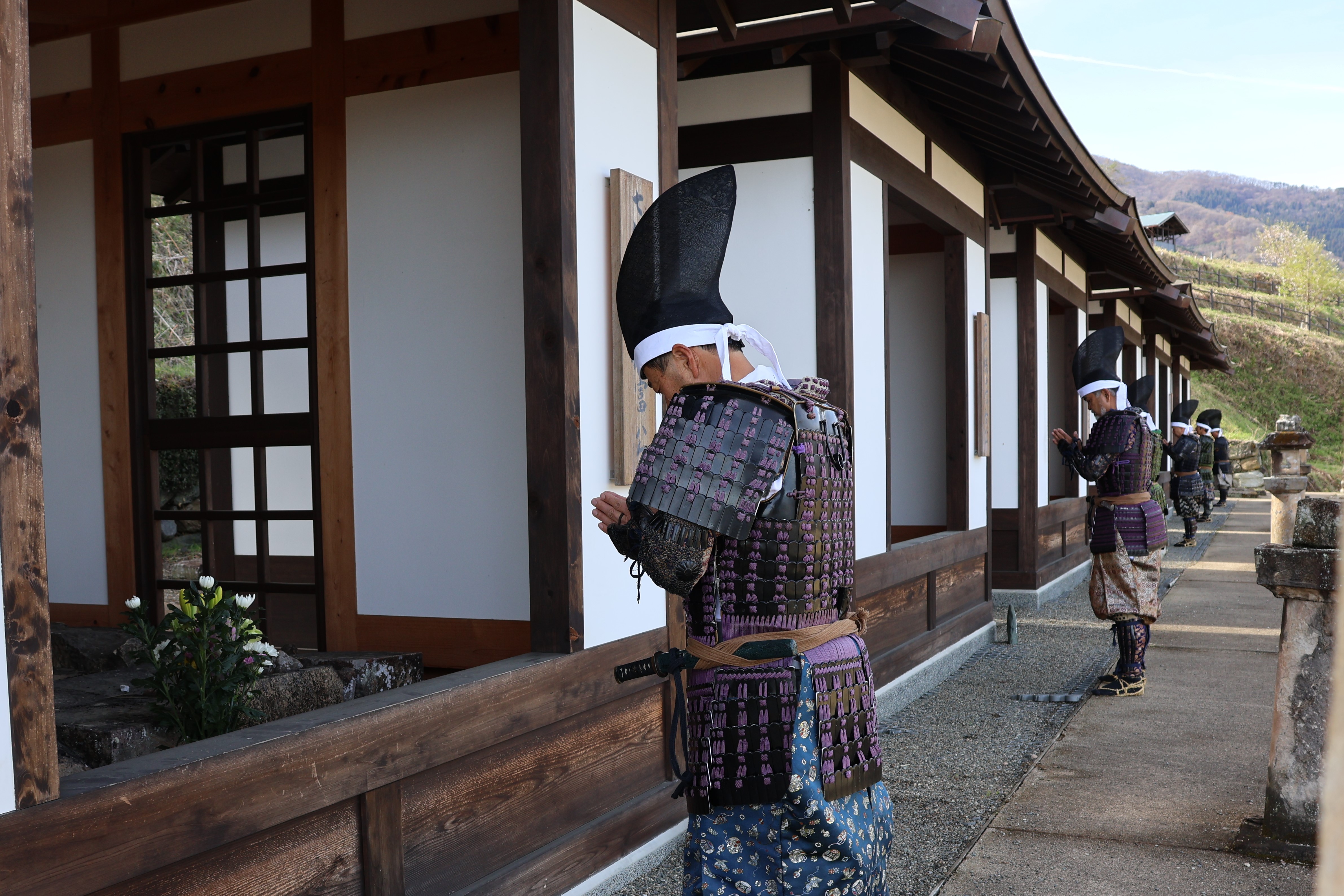 織田宗家七代の墓で報恩感謝