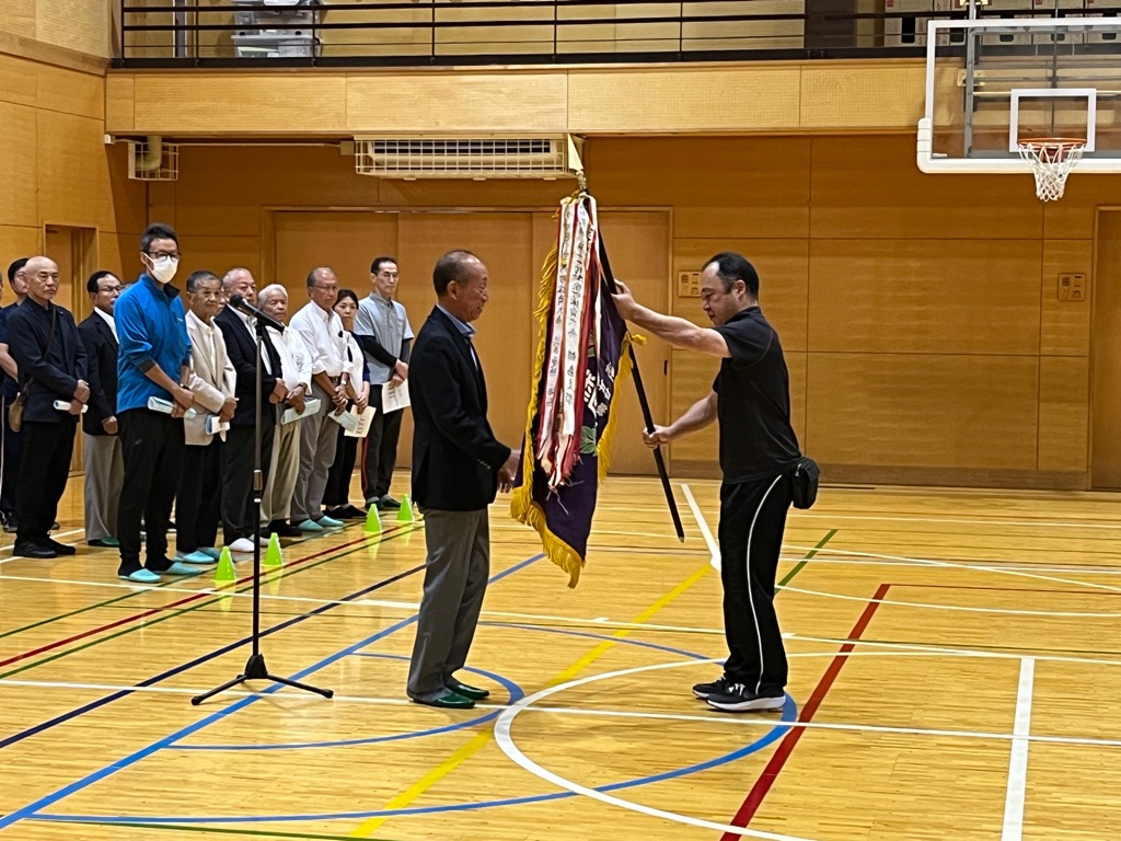 令和7年度優勝福島支部より優勝旗返還