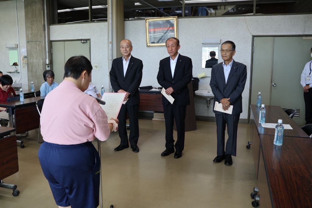 利用者代表によるメッセージの伝達